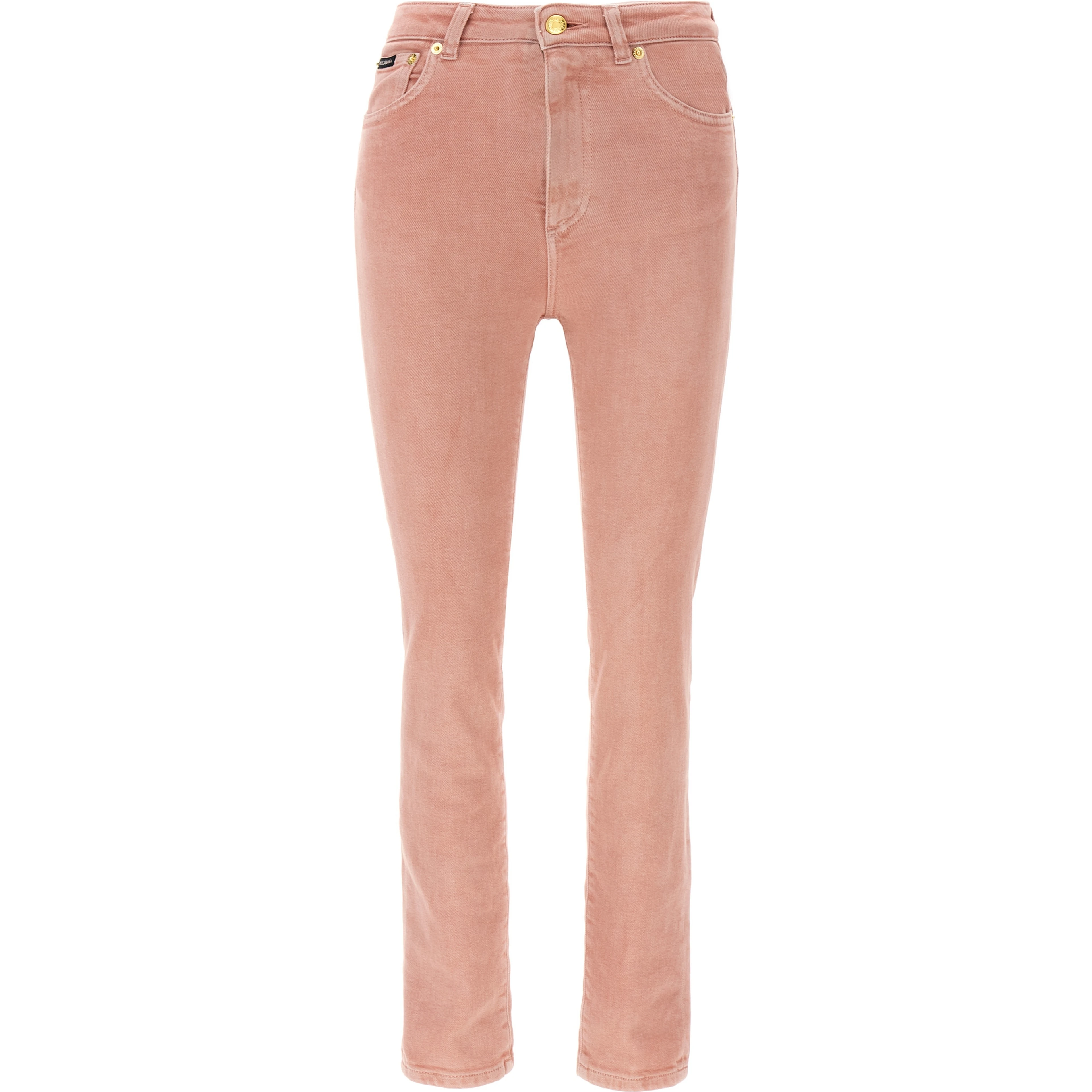 Multicolor Cotton High-Waisted Jean