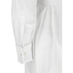 White Cotton Long Dress