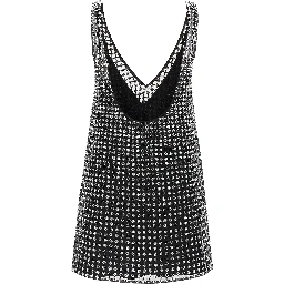 Black Silk Short Dress