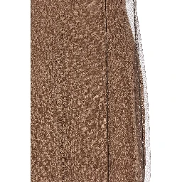 Beige Cotton Midi Dress