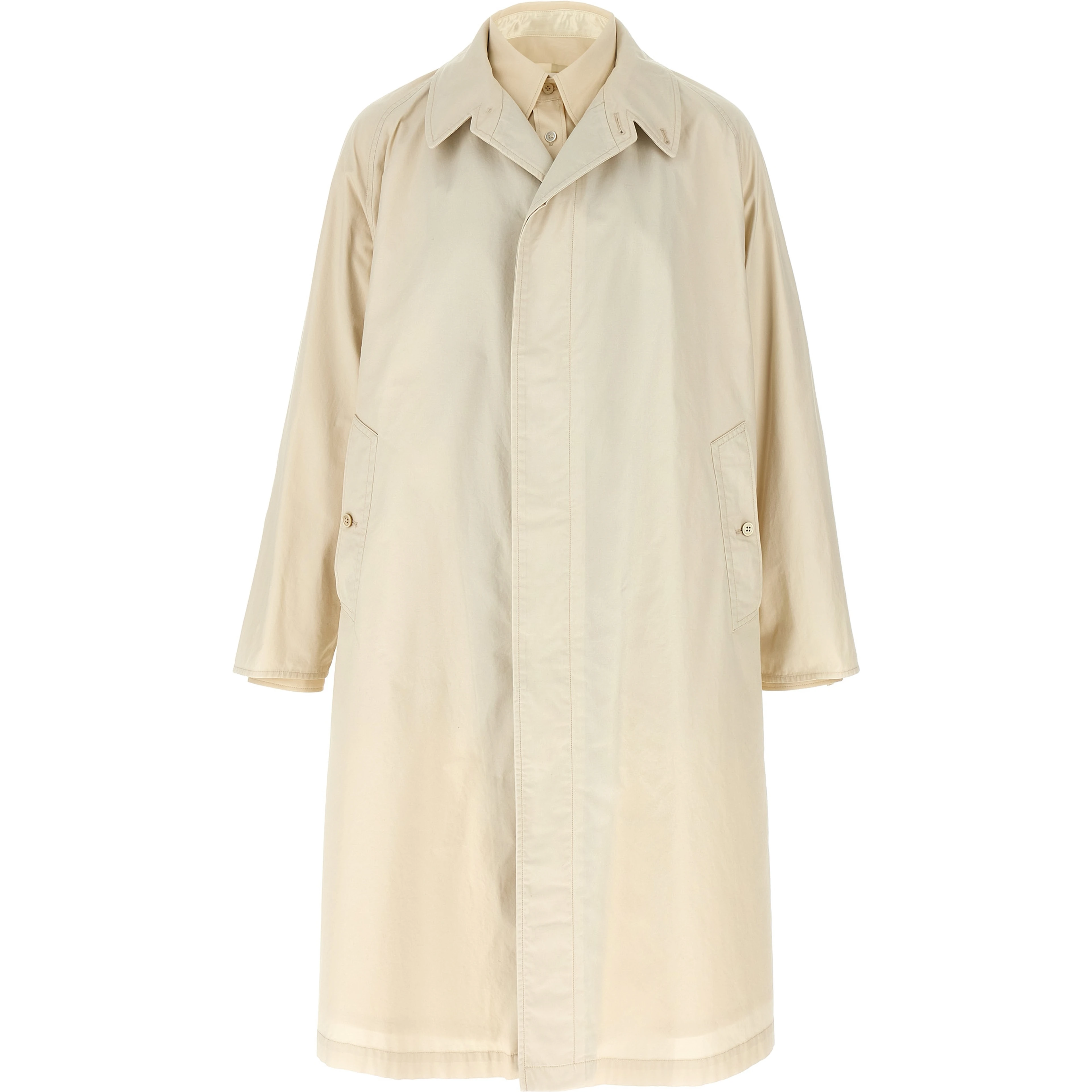 Beige Cotton Coat