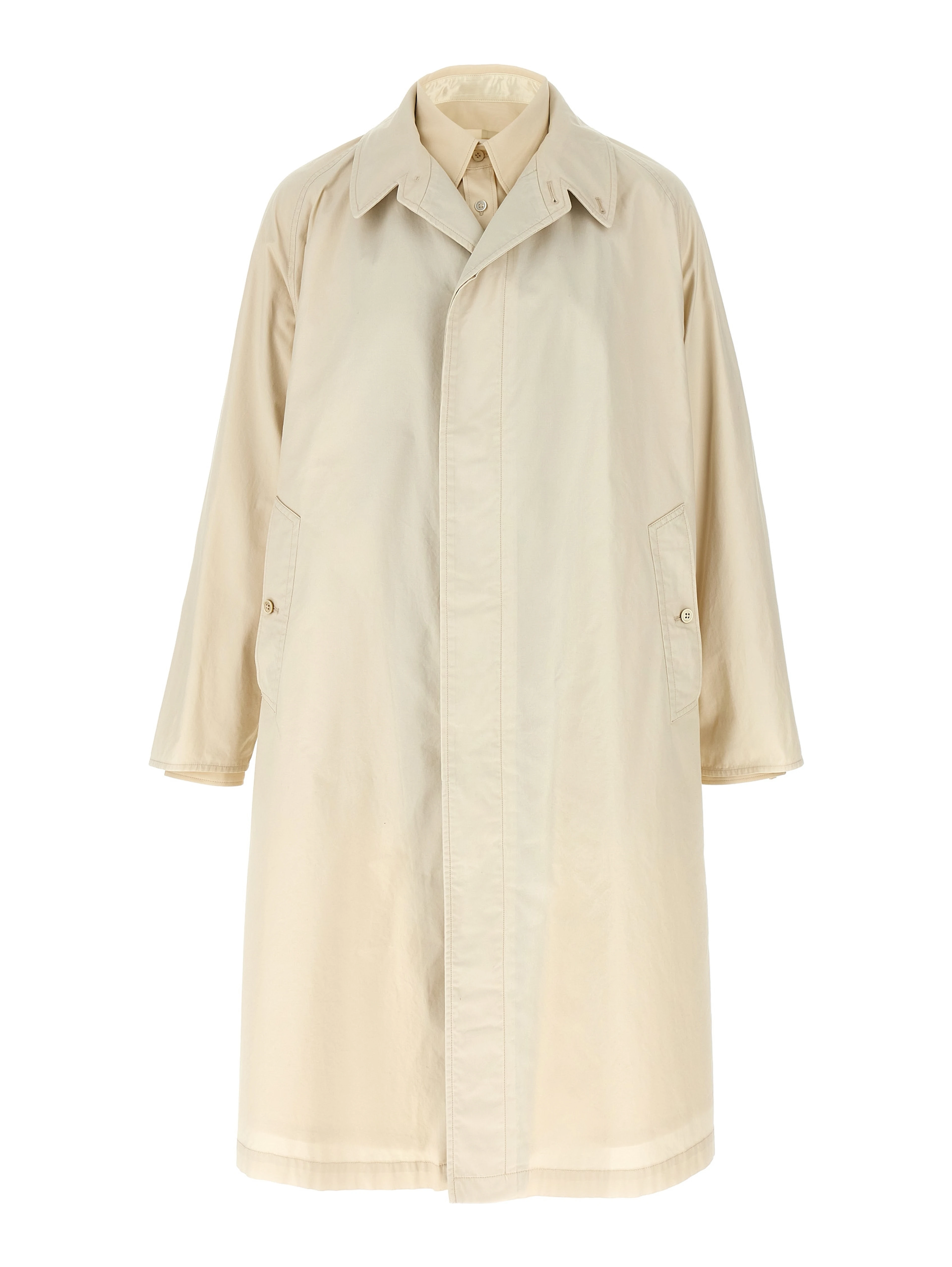Beige Cotton Coat
