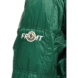 Bicolor Polyamide Full-Length Jacket