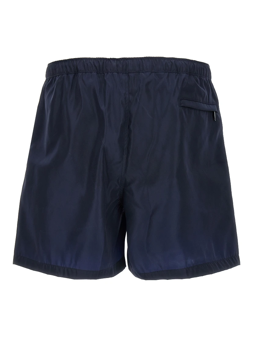 Blue Polyamide Swim Shorts