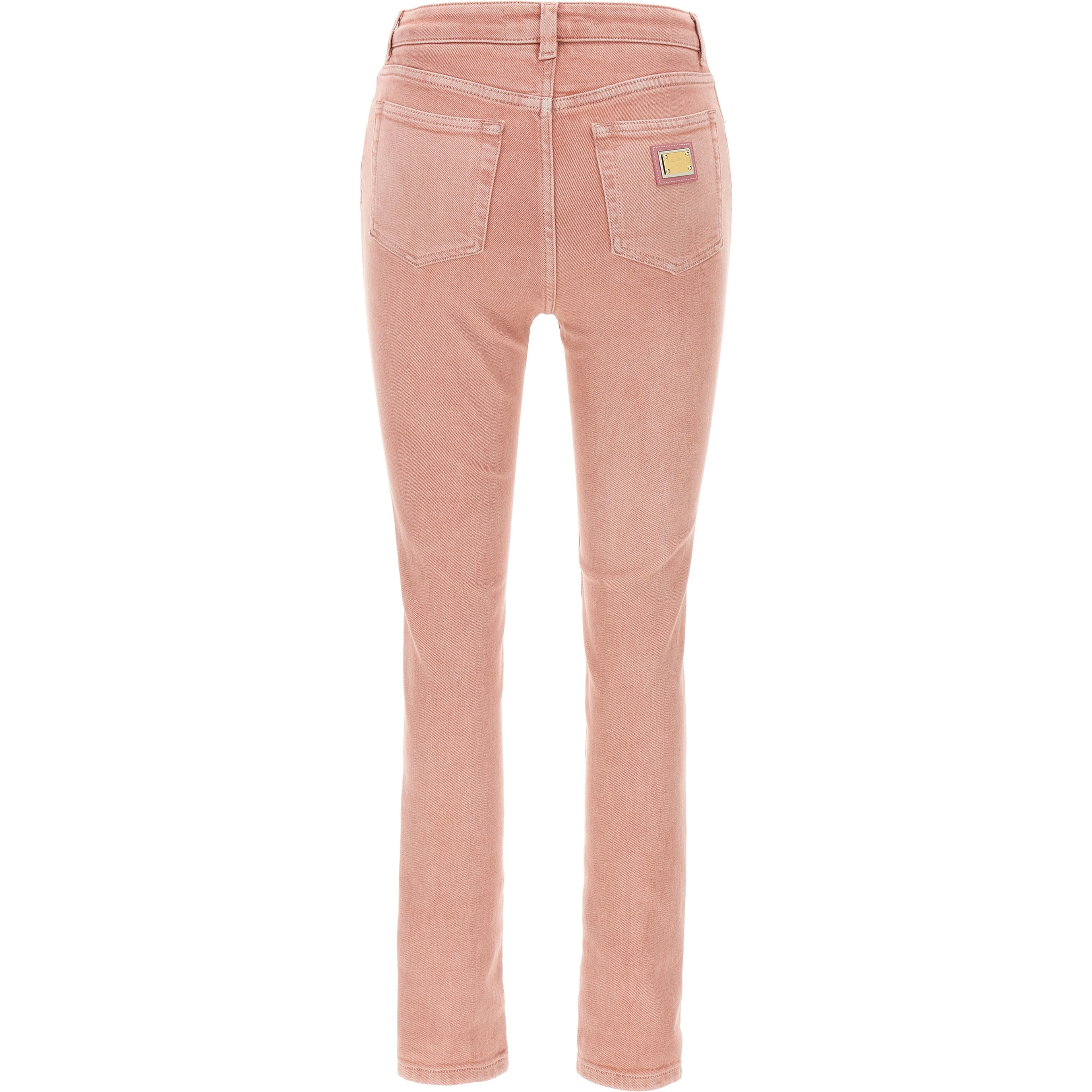 Multicolor Cotton High-Waisted Jean