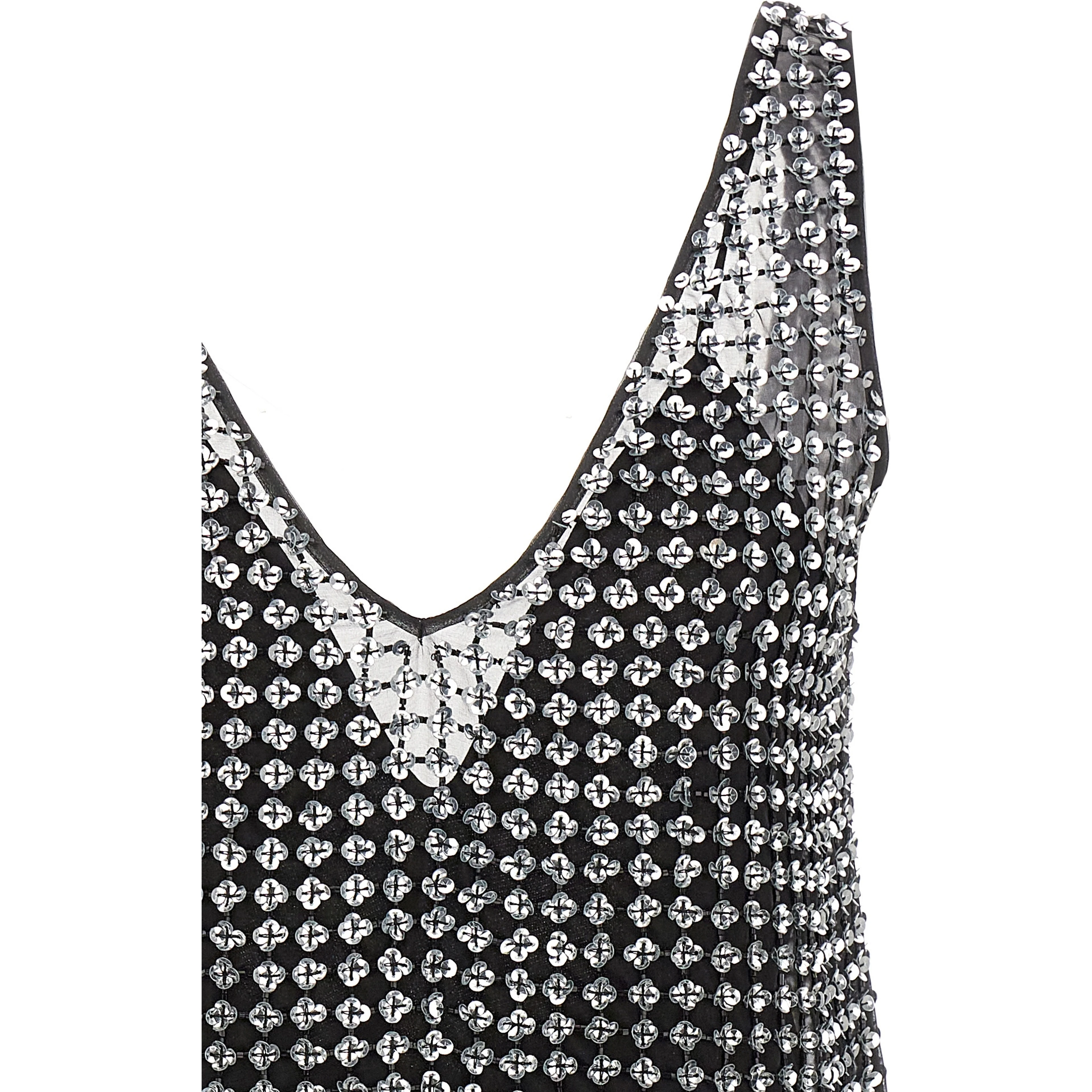 Black Silk Short Dress