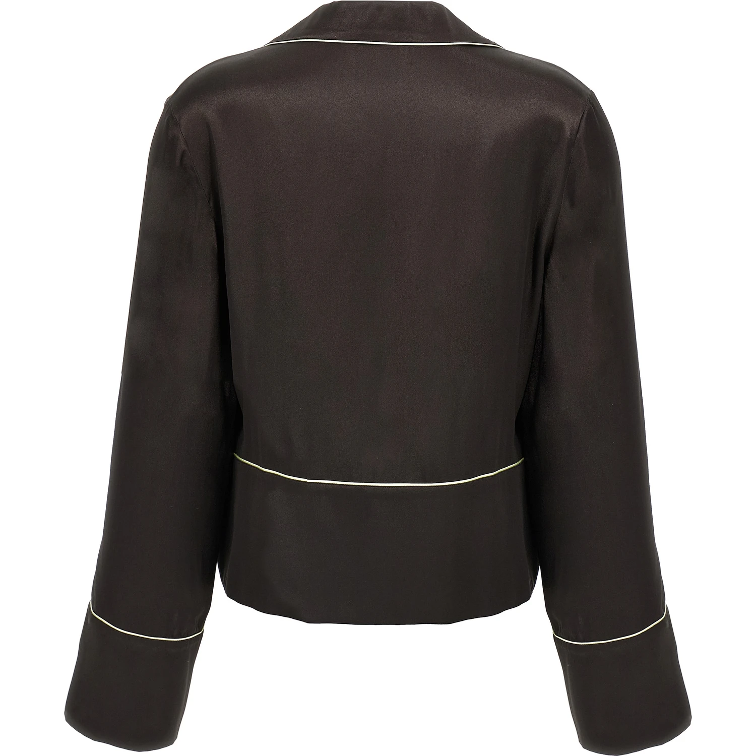 Black Acetate Blouse