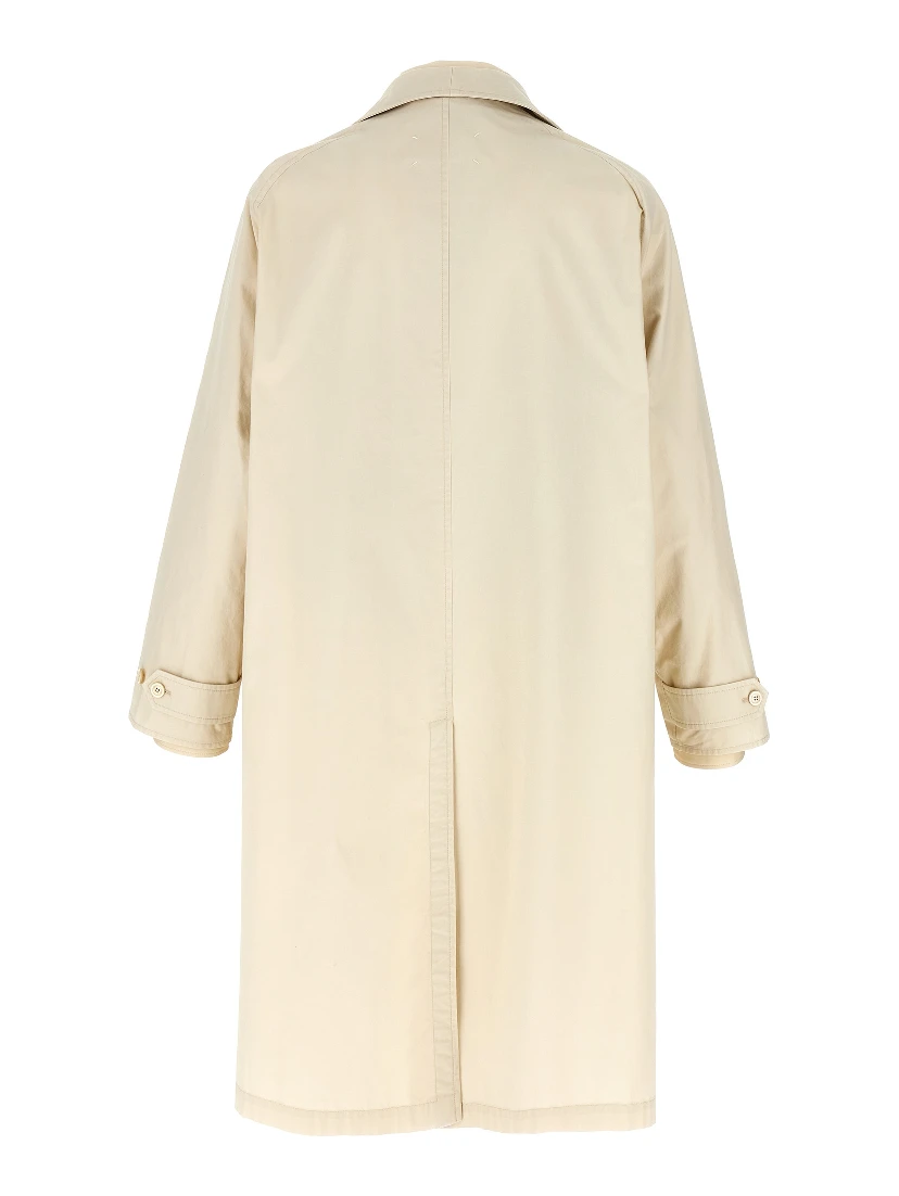 Beige Cotton Coat