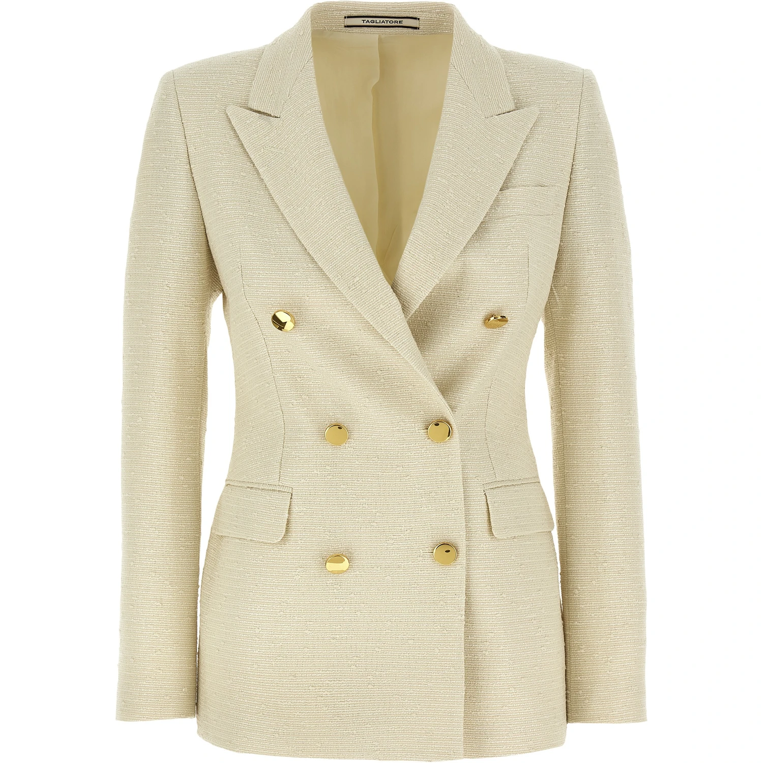 Beige Cotton Blazer