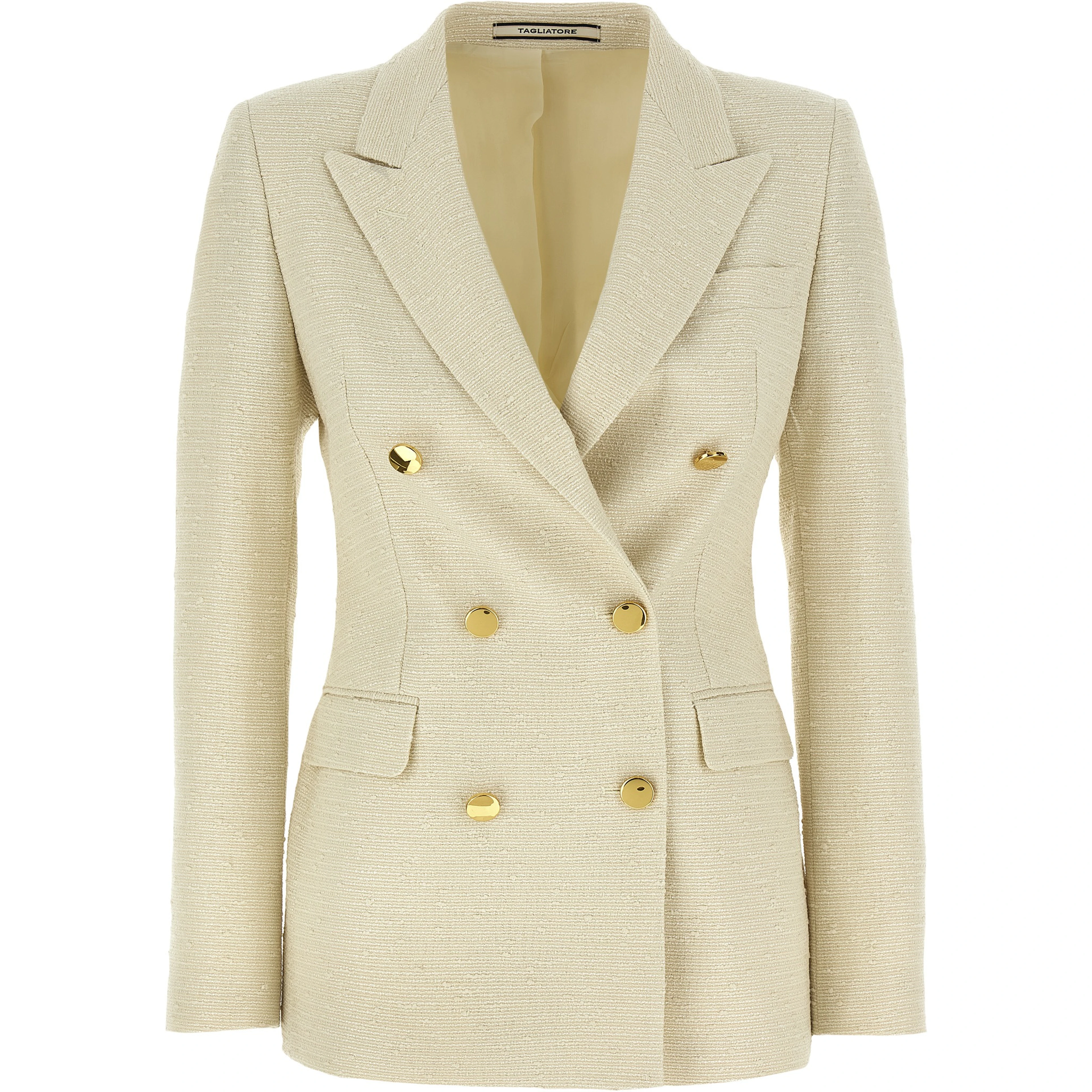 Beige Cotton Blazer
