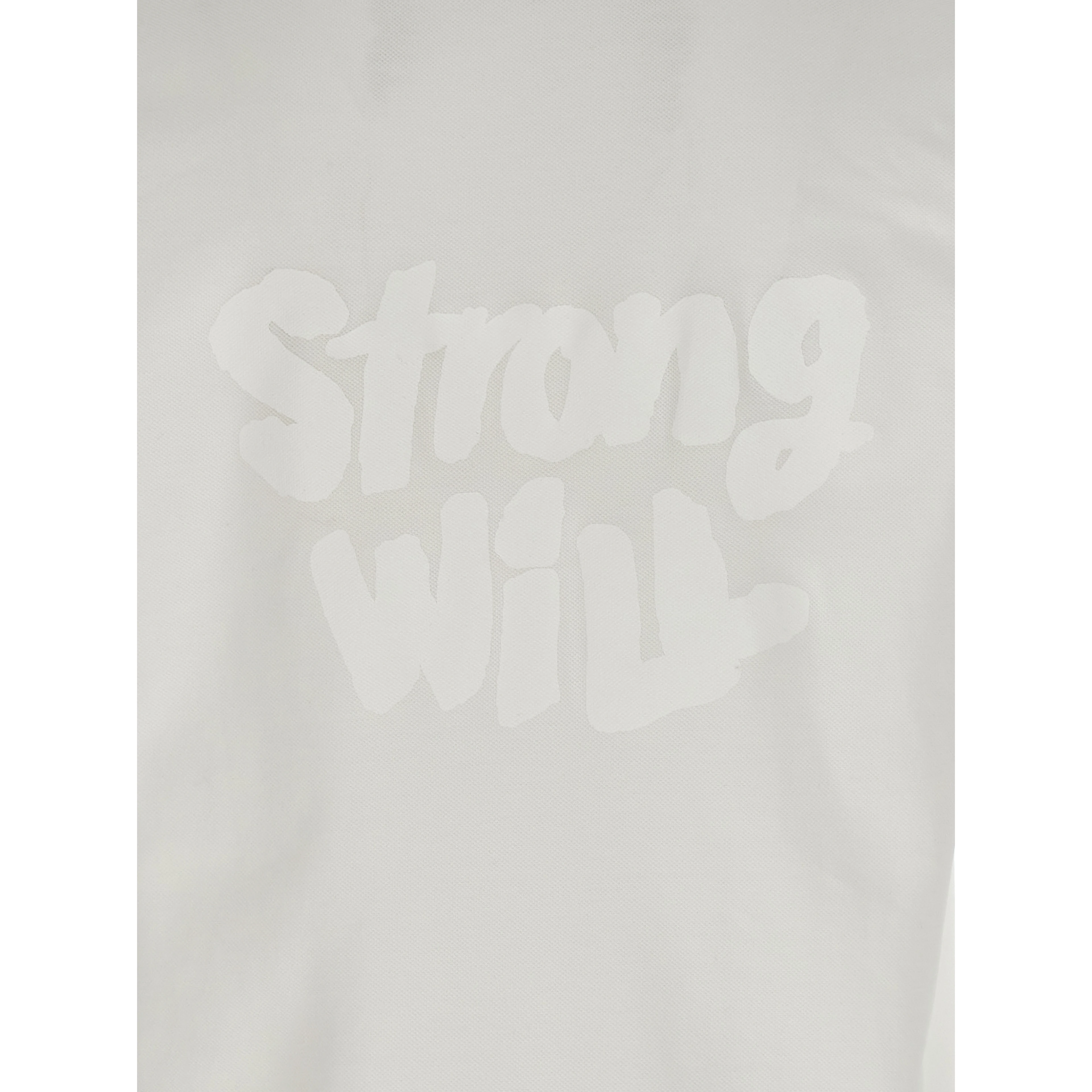 White Cotton Polo Shirt