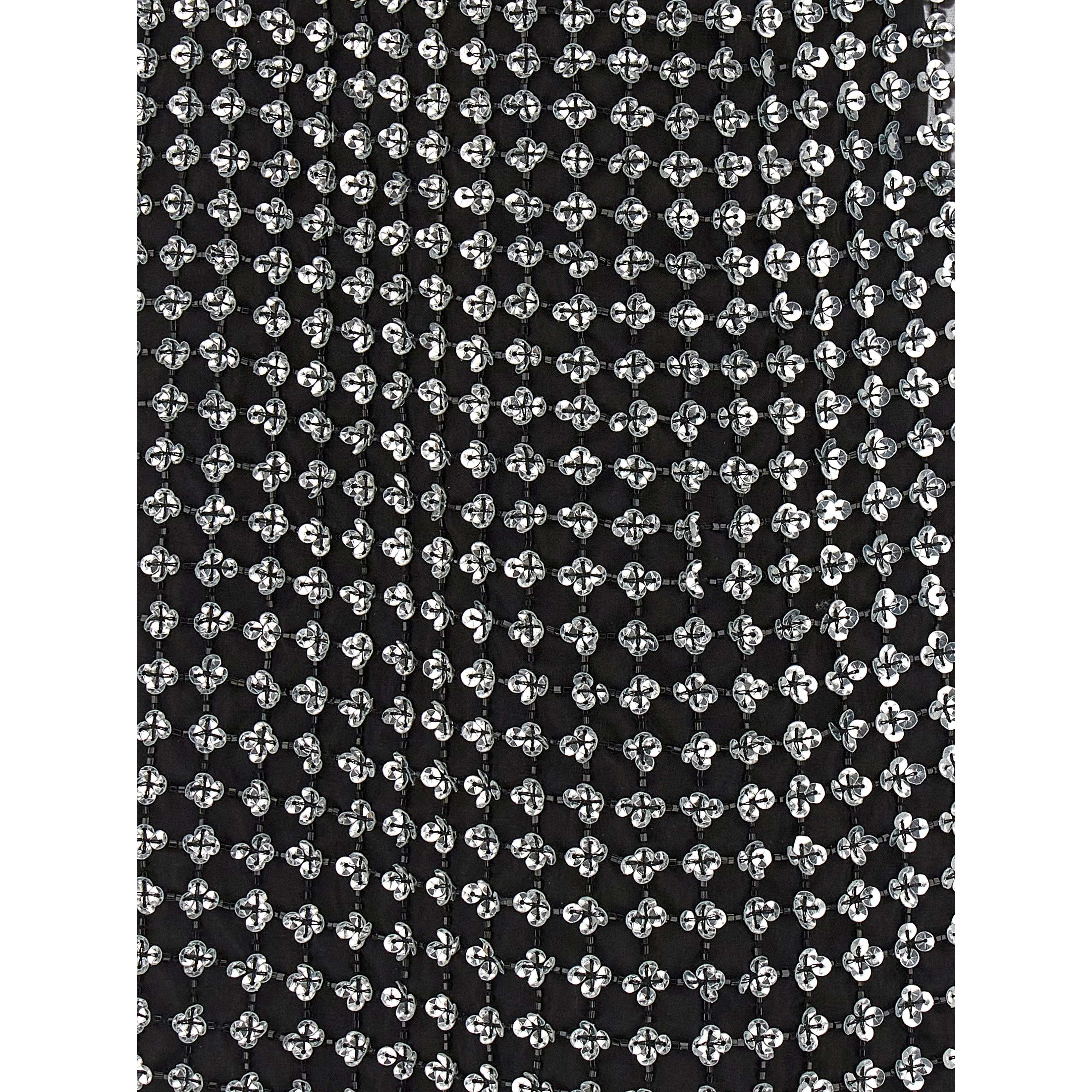 Black Silk Short Dress