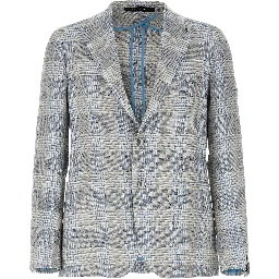 Blue Cotton Blazer