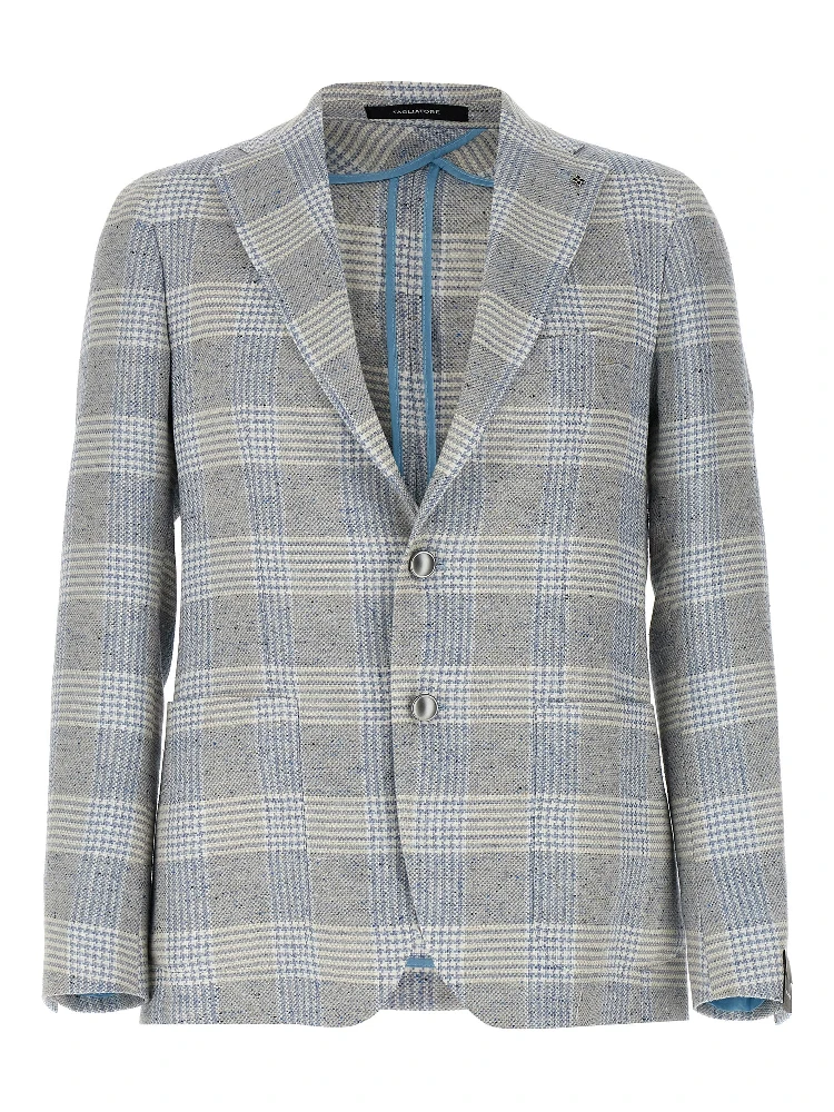 Blue Cotton Blazer
