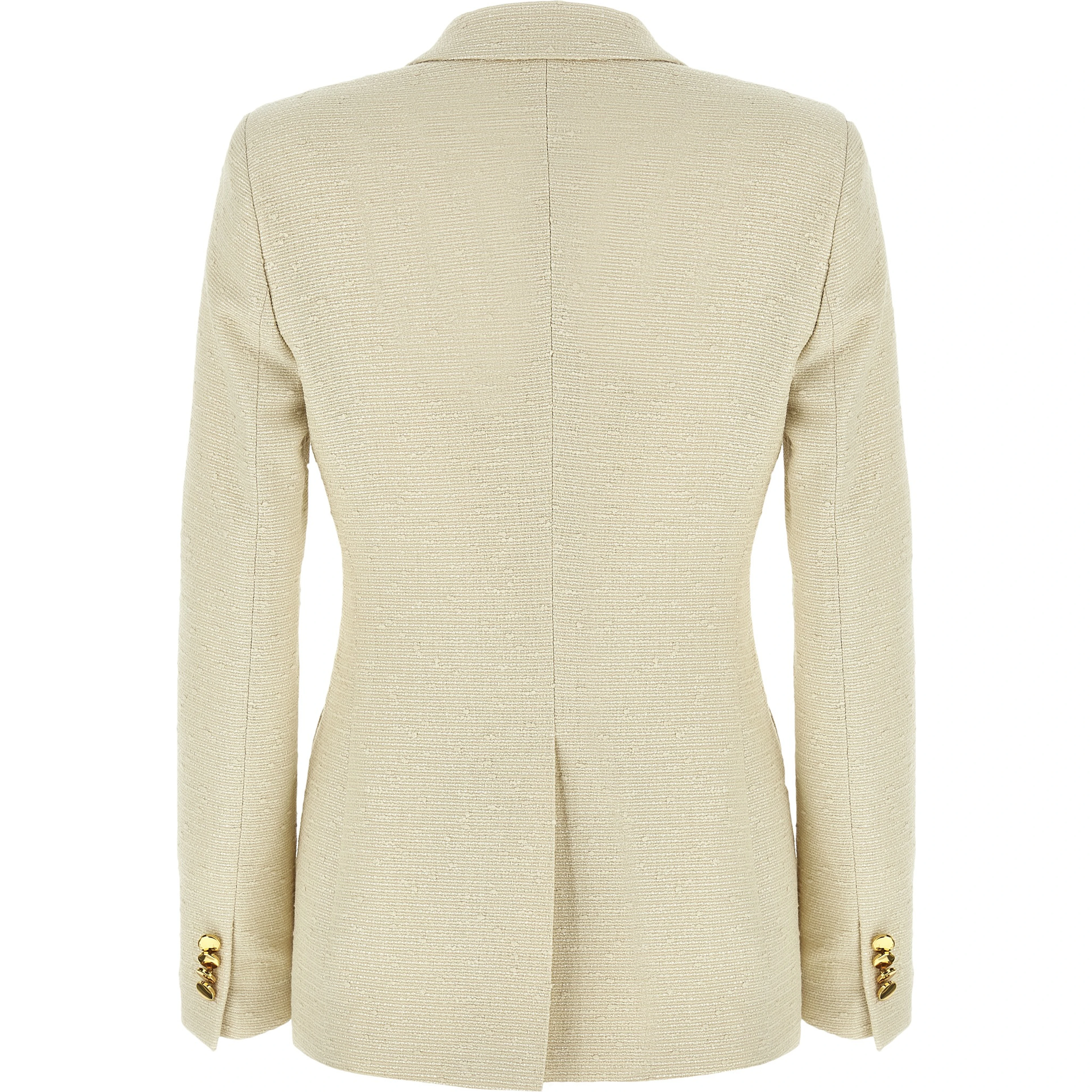 Beige Cotton Blazer