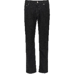 Black Cotton Jeans Denim