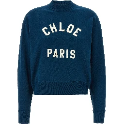 Blue Cotton Sweatshirt