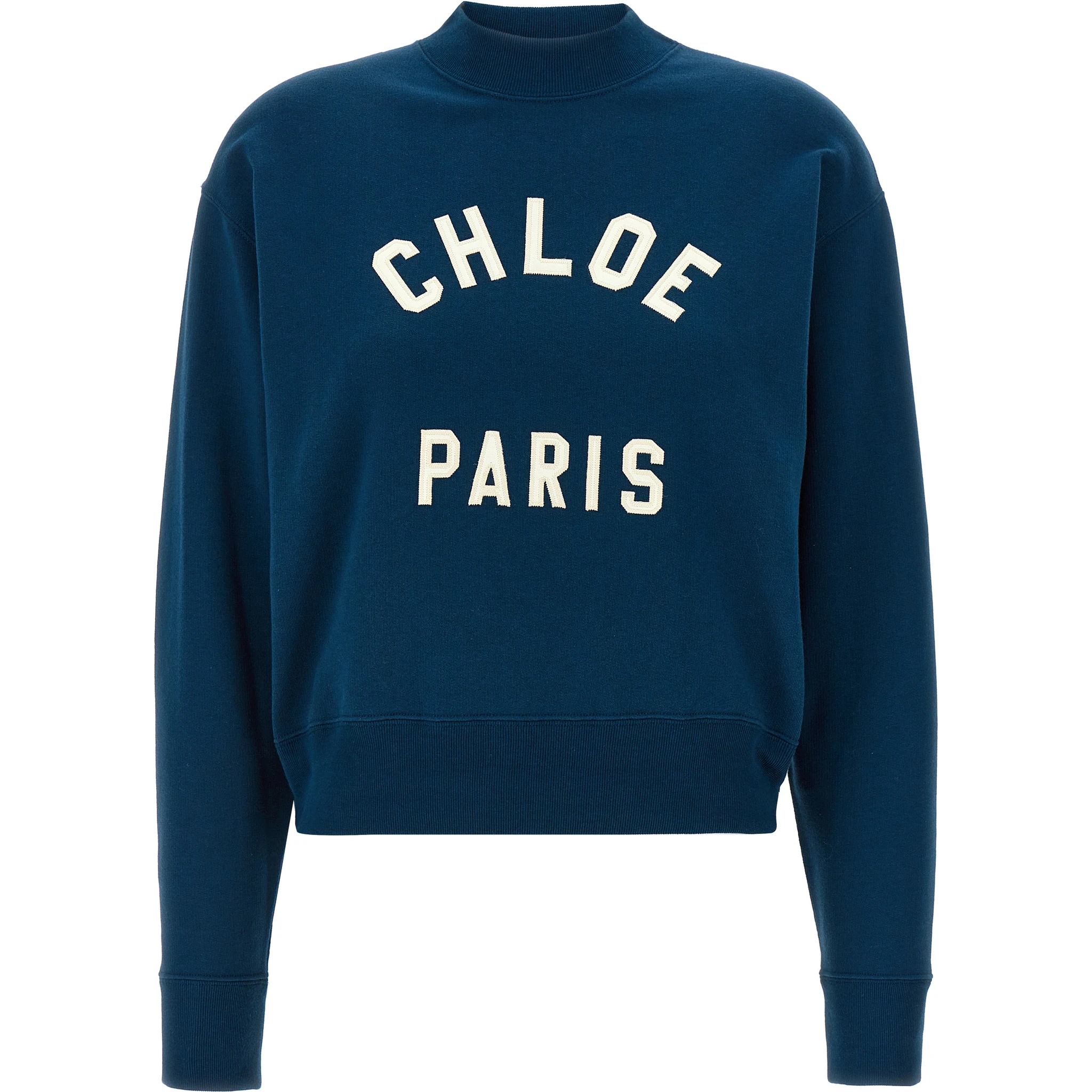 Blue Cotton Sweatshirt