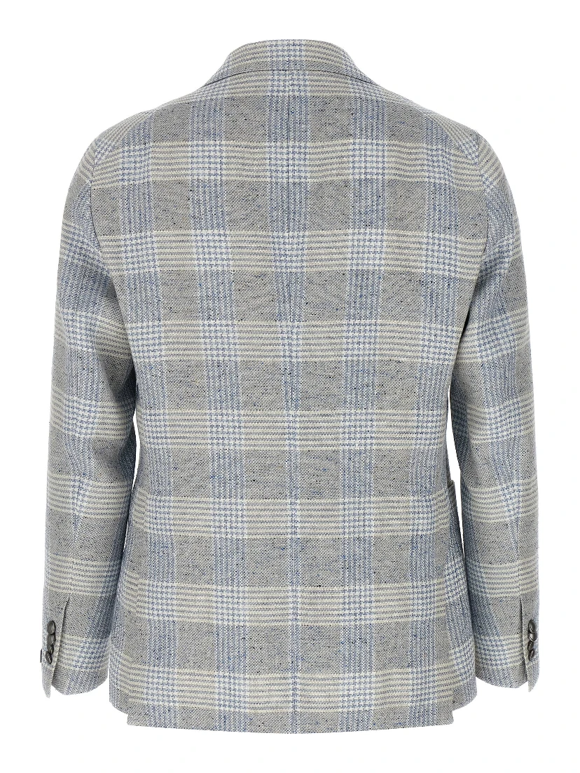 Blue Cotton Blazer