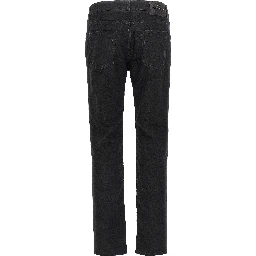 Black Cotton Jeans Denim