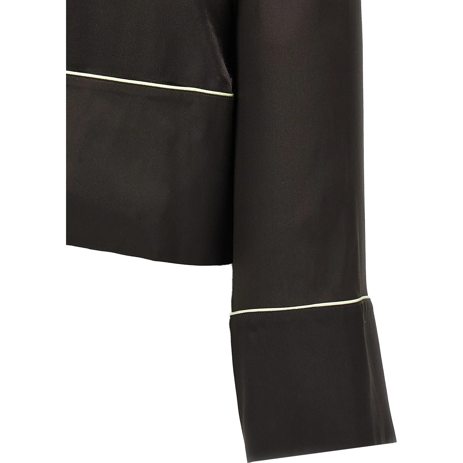 Black Acetate Blouse