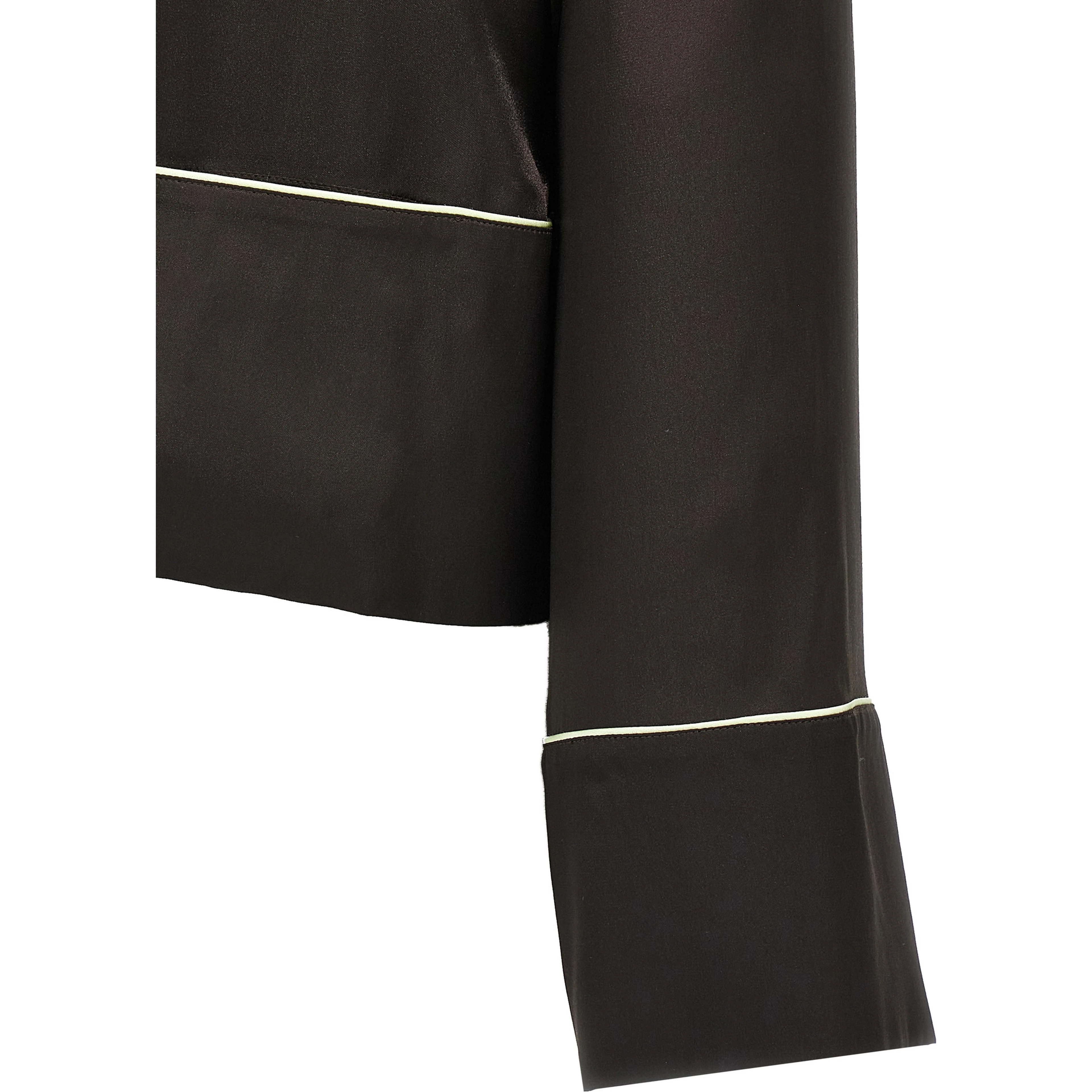 Black Acetate Blouse