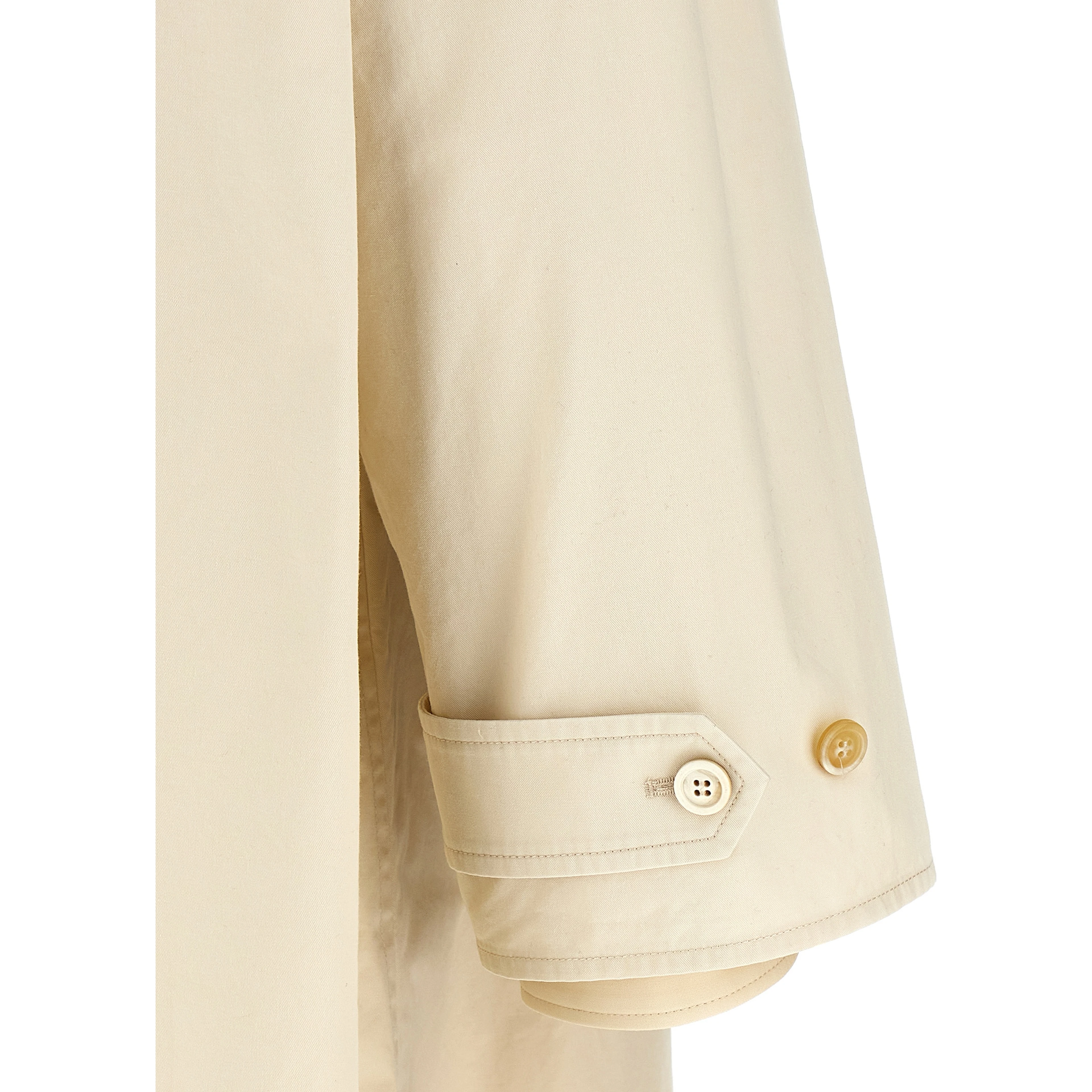Beige Cotton Coat