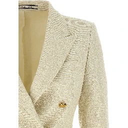 Beige Cotton Blazer