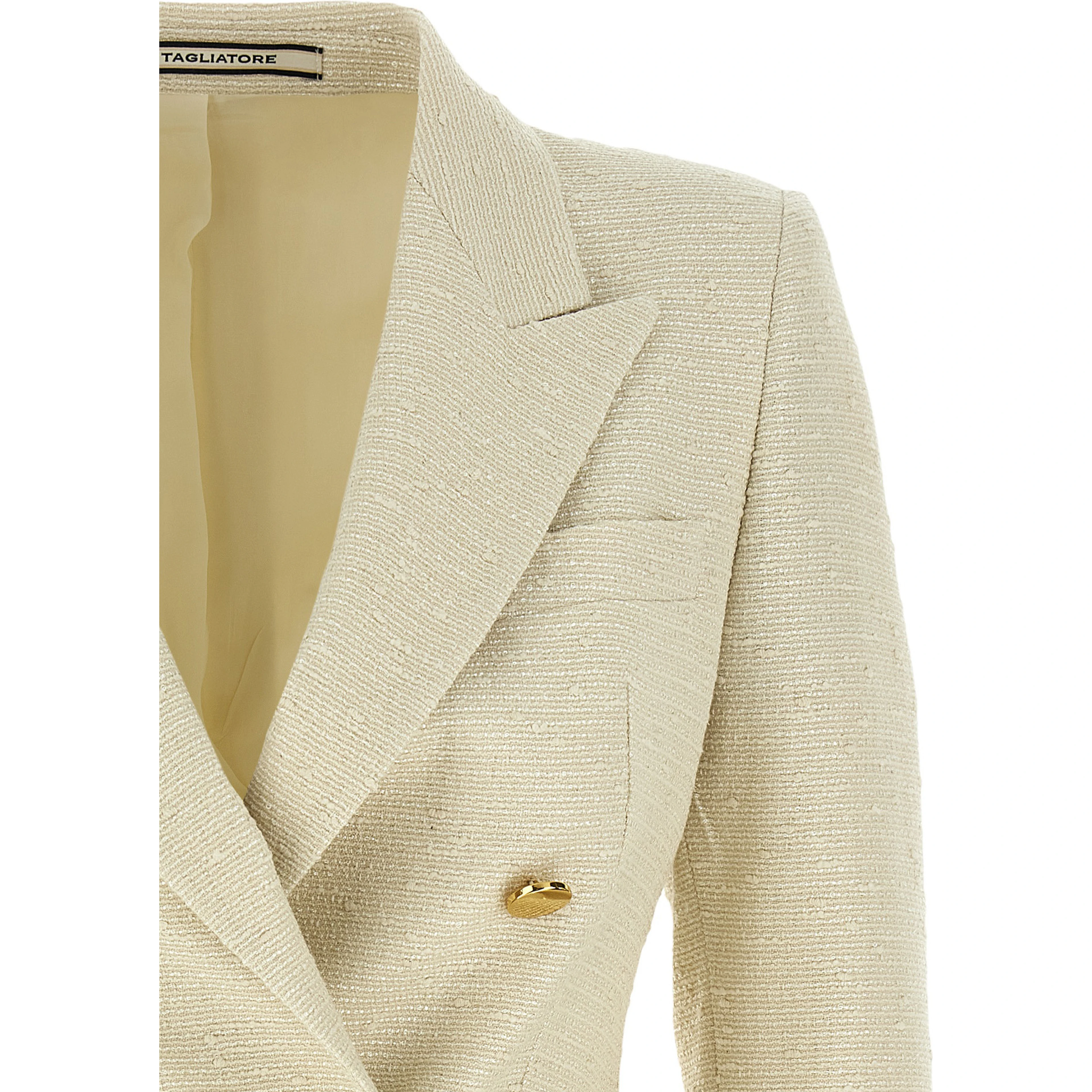 Beige Cotton Blazer
