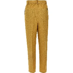 Gold Fluorofiber Dress Pants