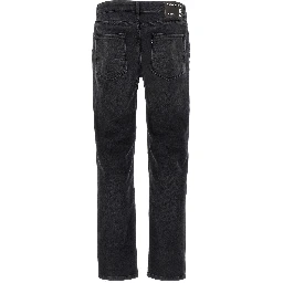 Black Cotton Jeans Denim