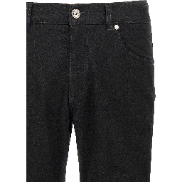 Black Cotton Jeans Denim