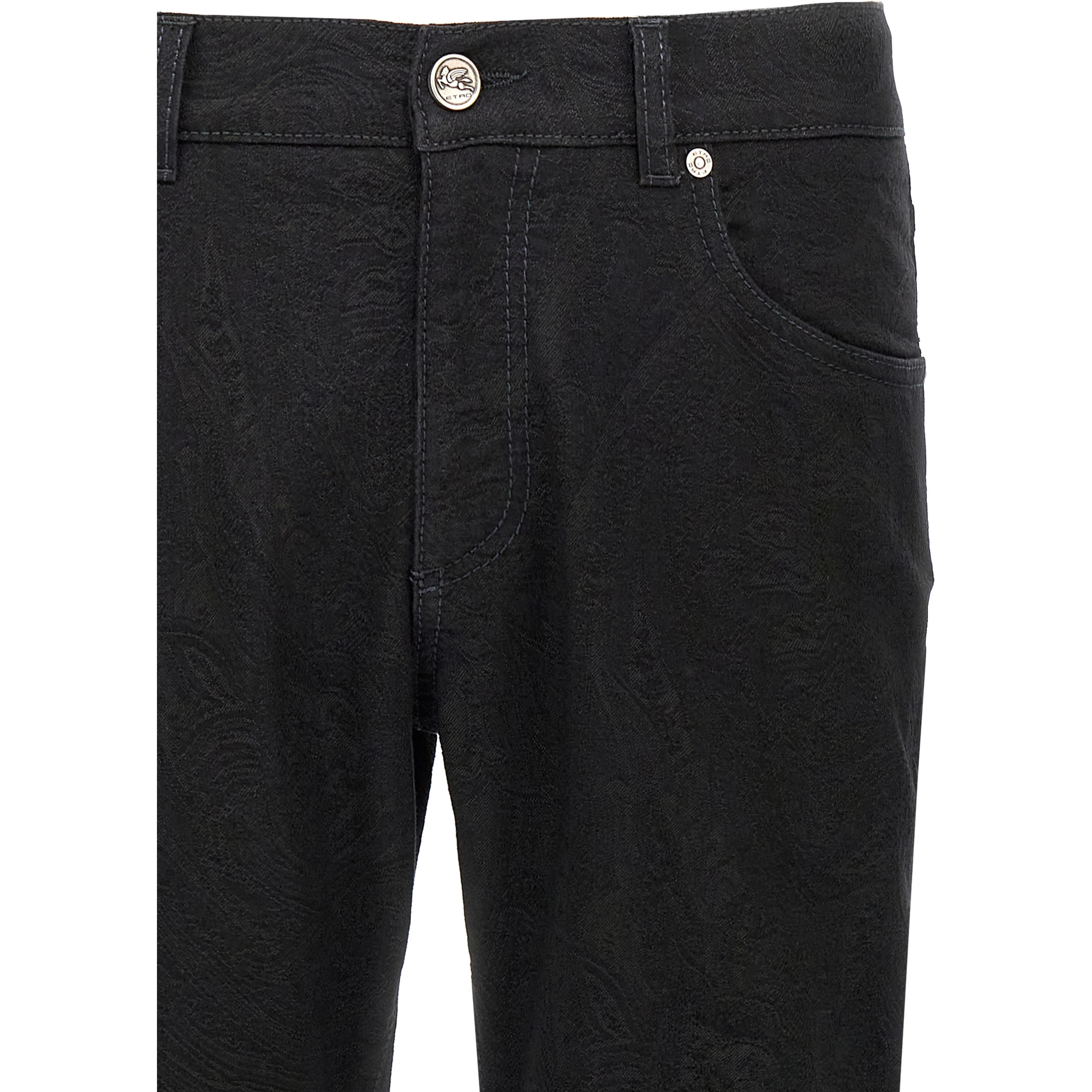 Black Cotton Jeans Denim