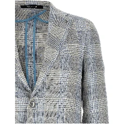 Blue Cotton Blazer