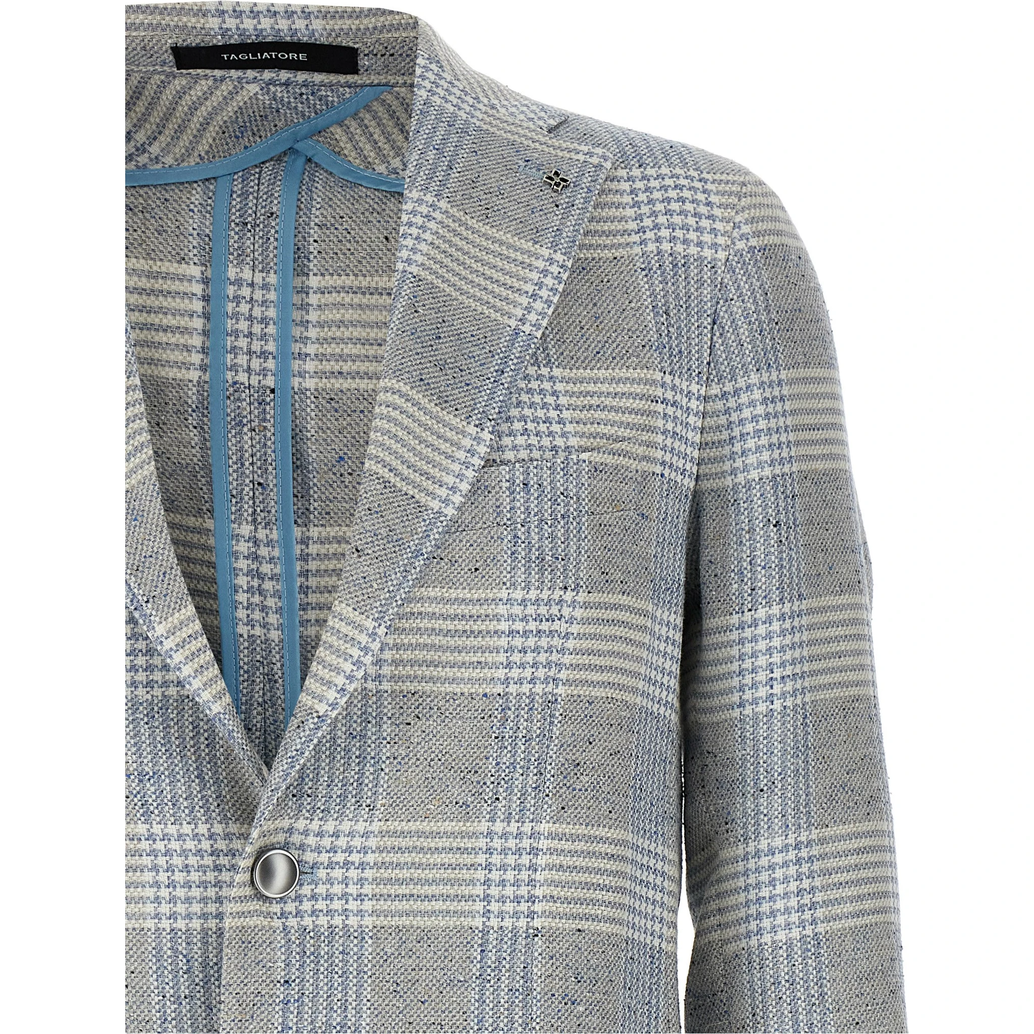 Blue Cotton Blazer