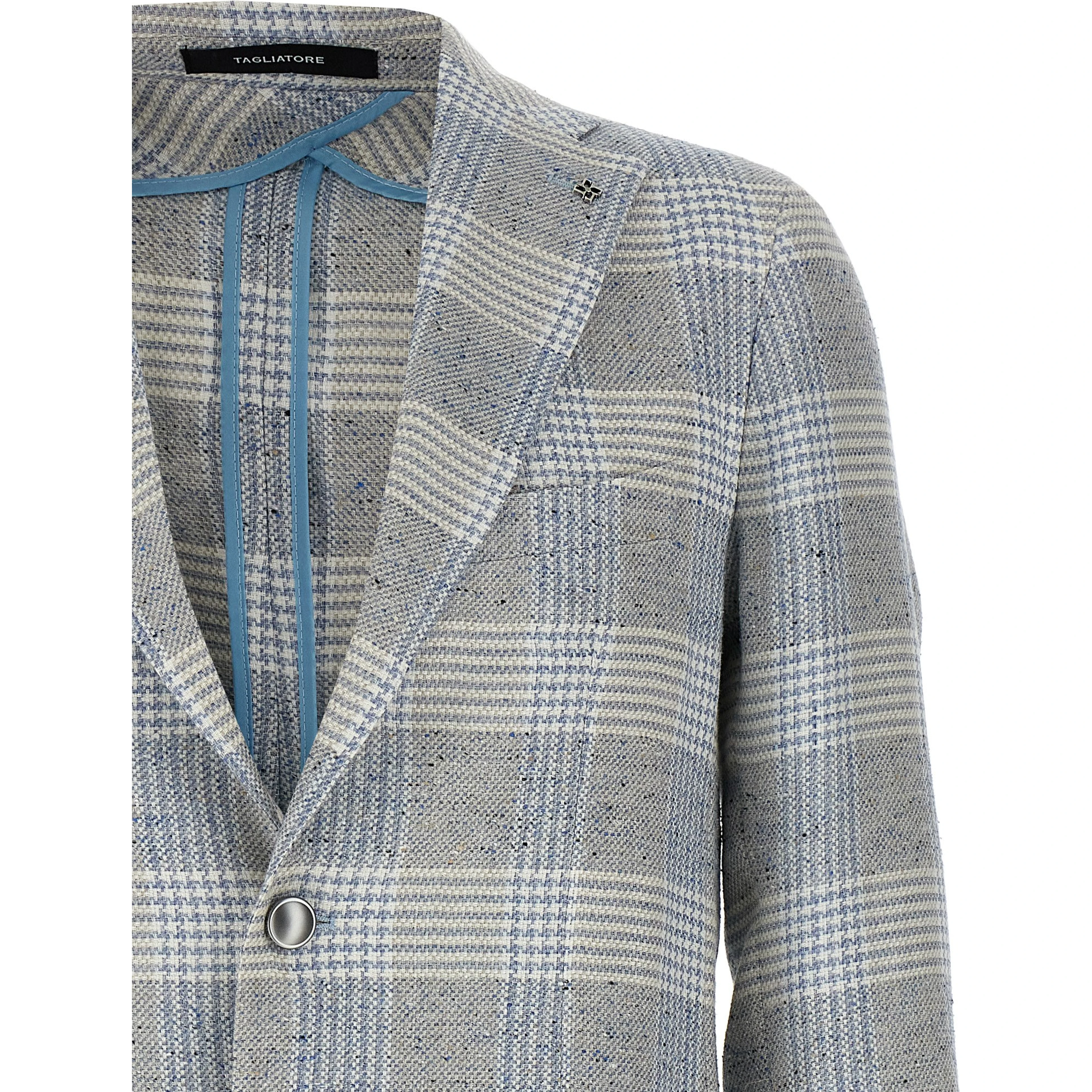 Blue Cotton Blazer