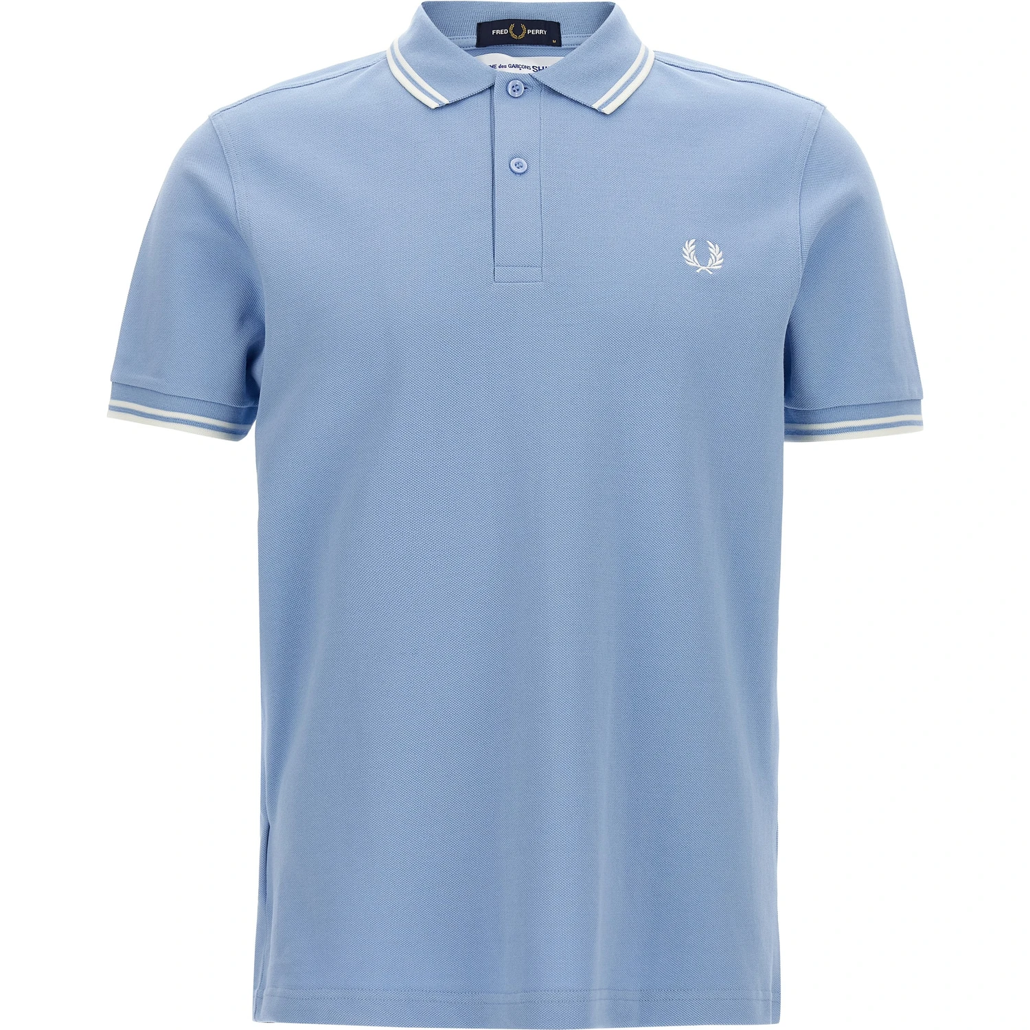 Blue Cotton Polo Shirt