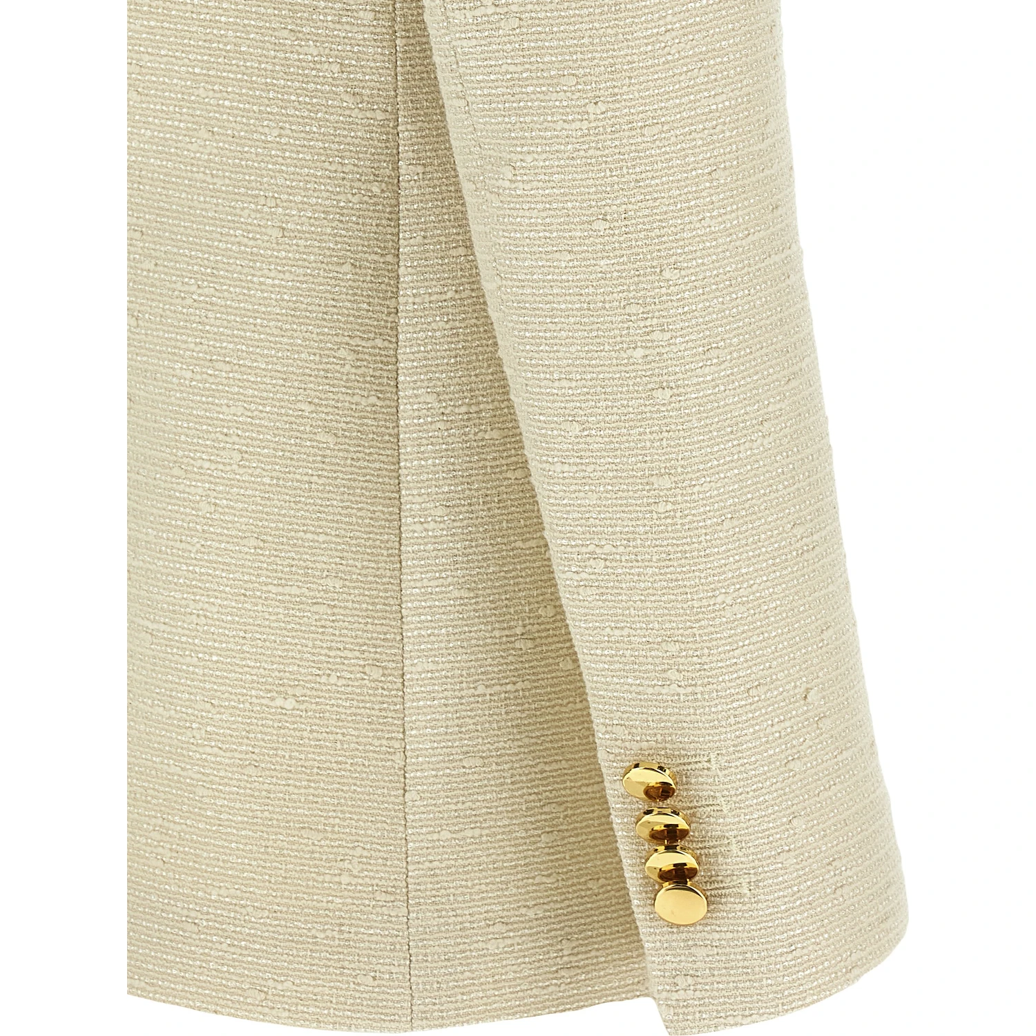Beige Cotton Blazer