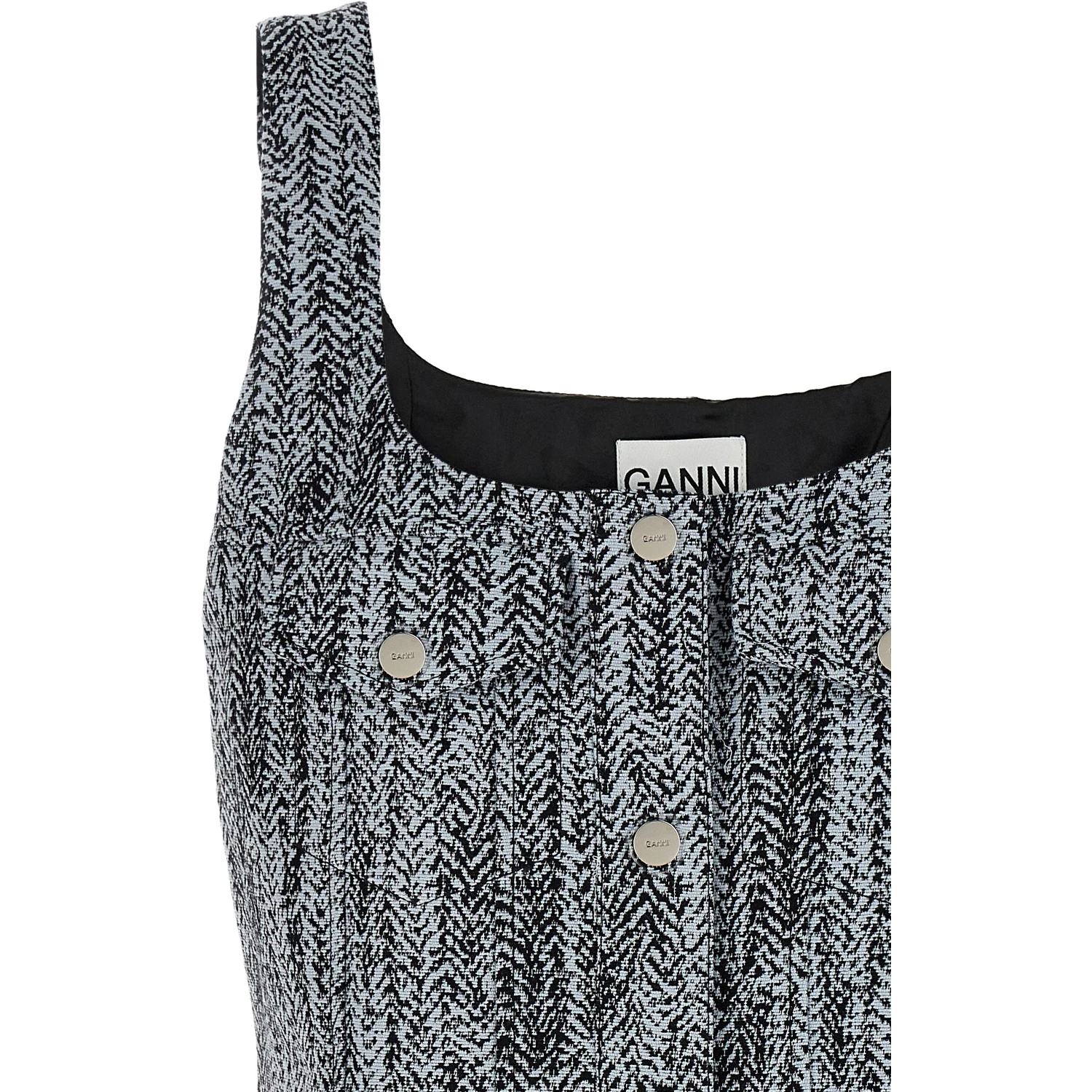 Multicolor Cotton Short Dress