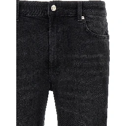 Black Cotton Jeans Denim