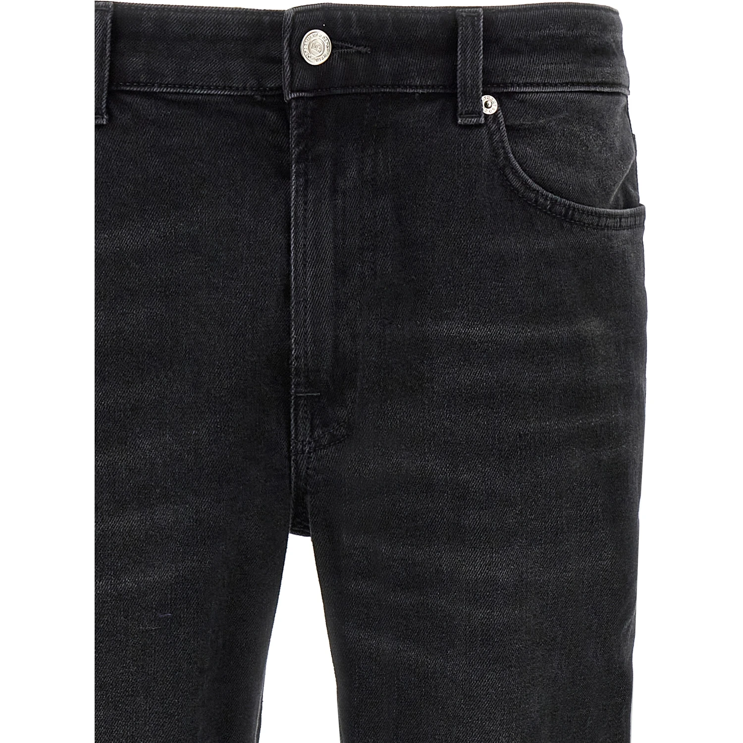 Black Cotton Jeans Denim