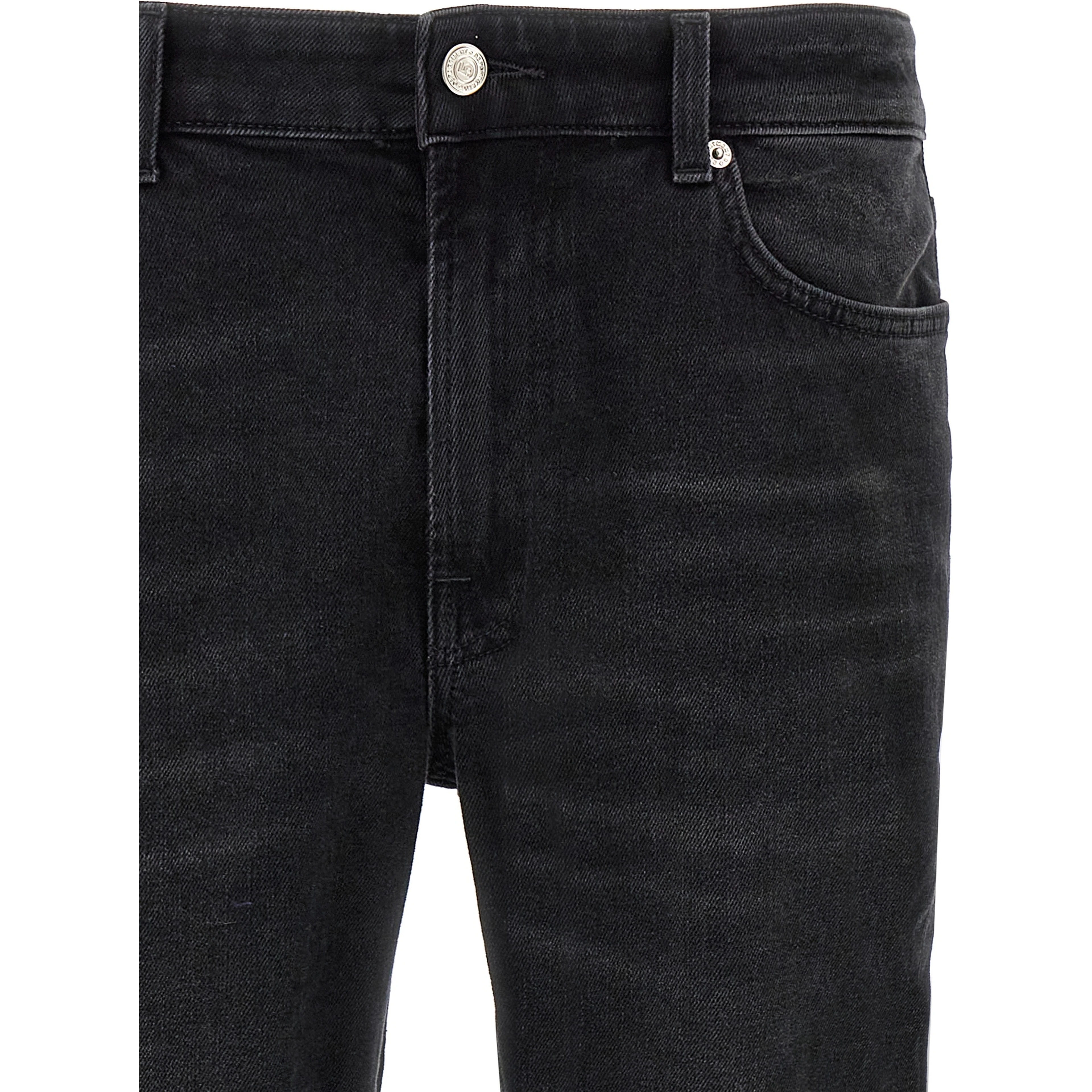 Black Cotton Jeans Denim