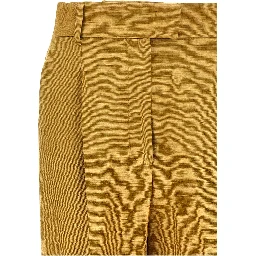 Gold Fluorofiber Dress Pants