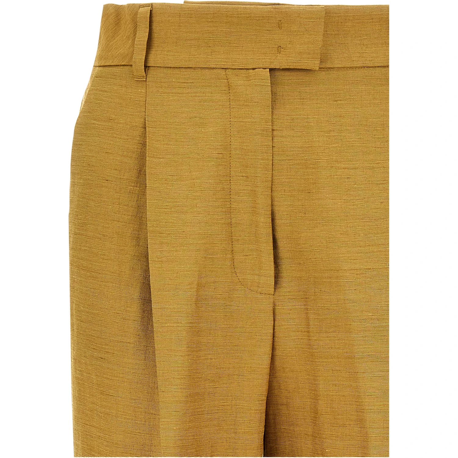 Gold Fluorofiber Dress Pants