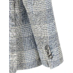 Blue Cotton Blazer