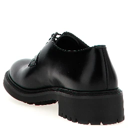 Black Lamb Leather Oxfords And Derbies