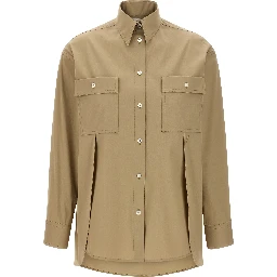 Beige Cotton Blouse