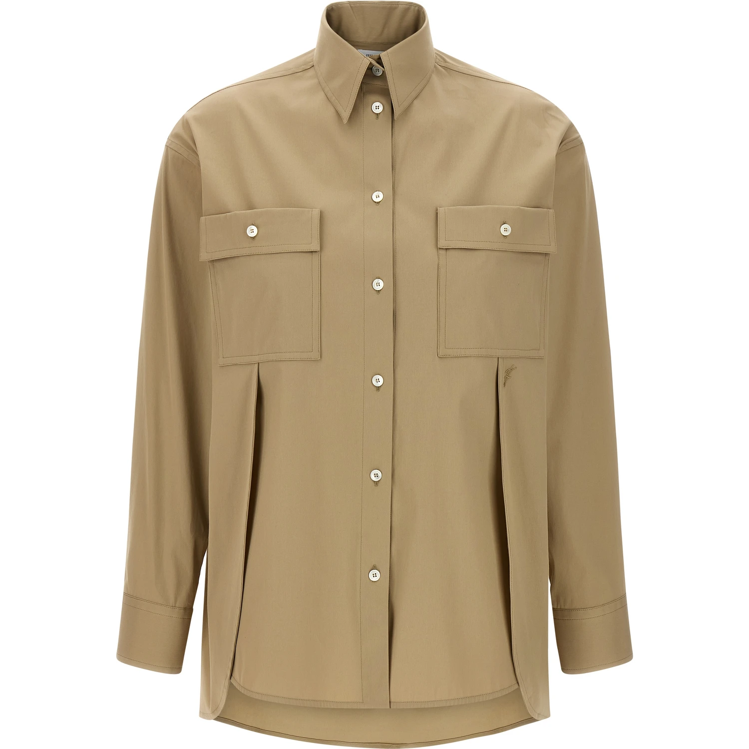 Beige Cotton Blouse