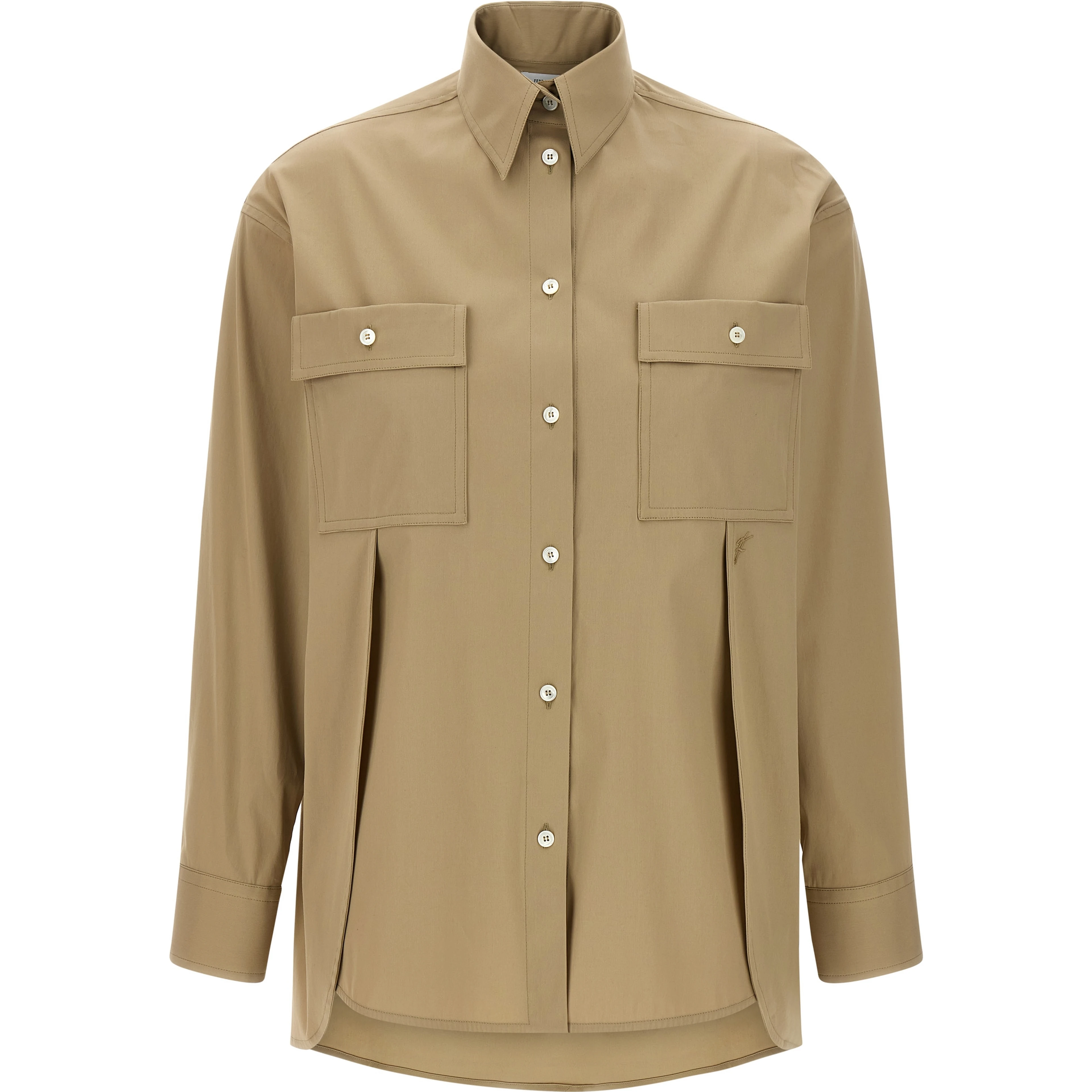 Beige Cotton Blouse