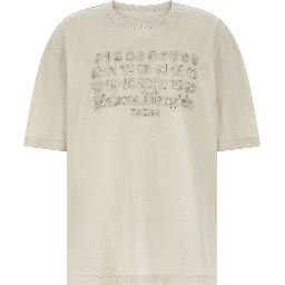 Beige Cotton T-Shirt